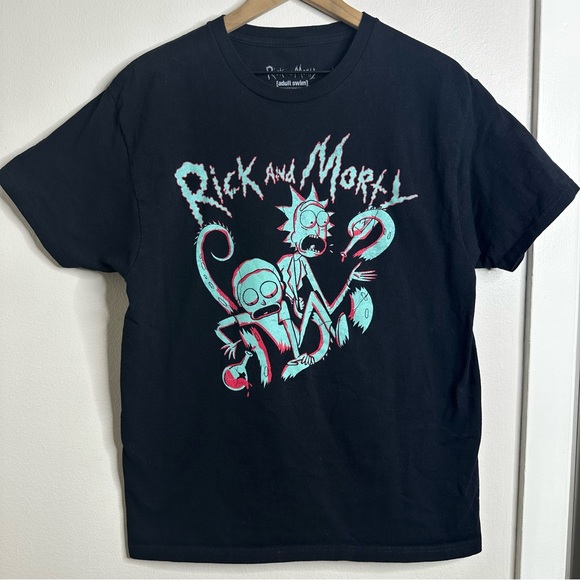 Rick and Morty Graphic T-Shirt Large - Picture 1 of 4